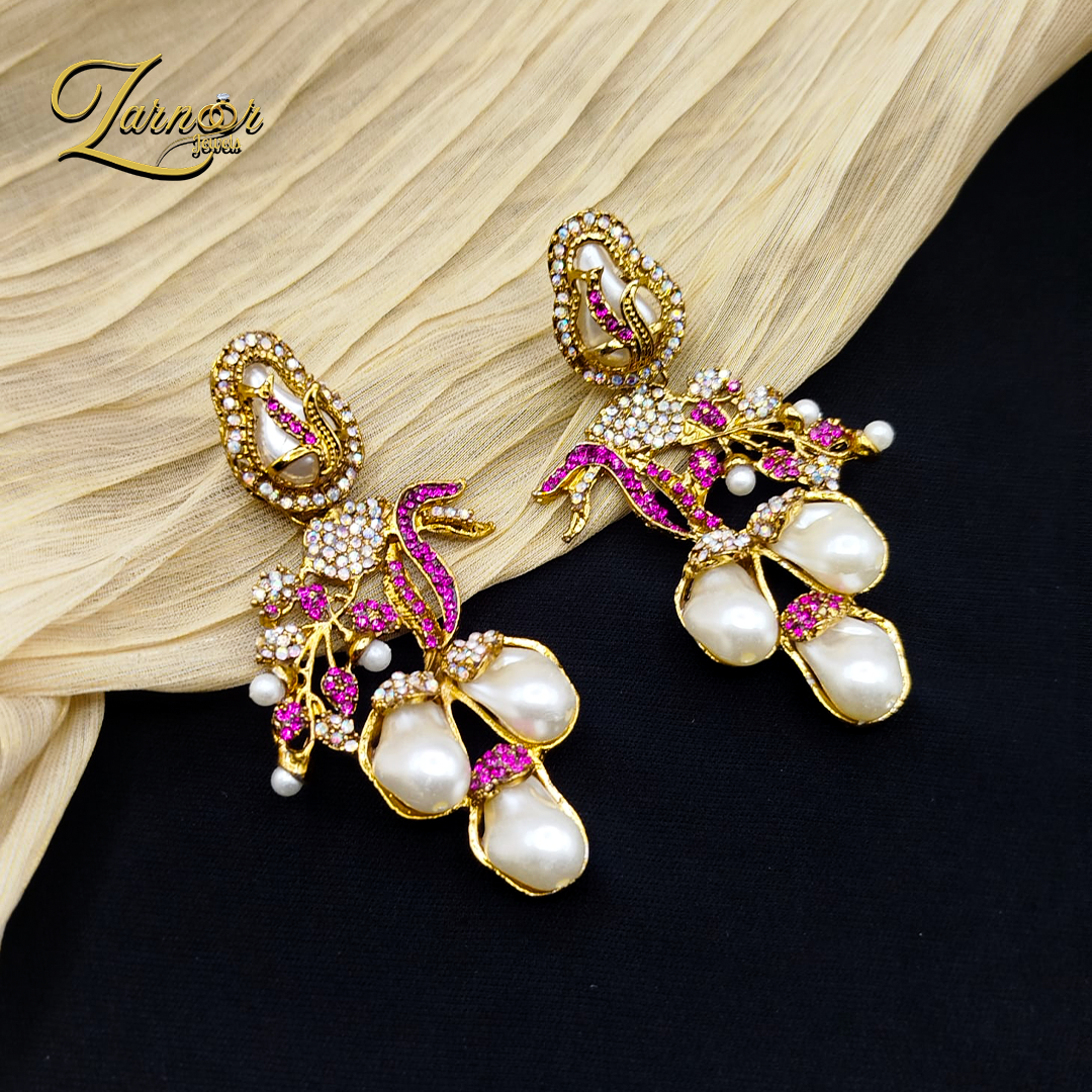 Turkish Mother Prl Earrings