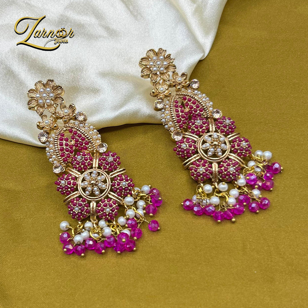 Royal Lotus Earrings