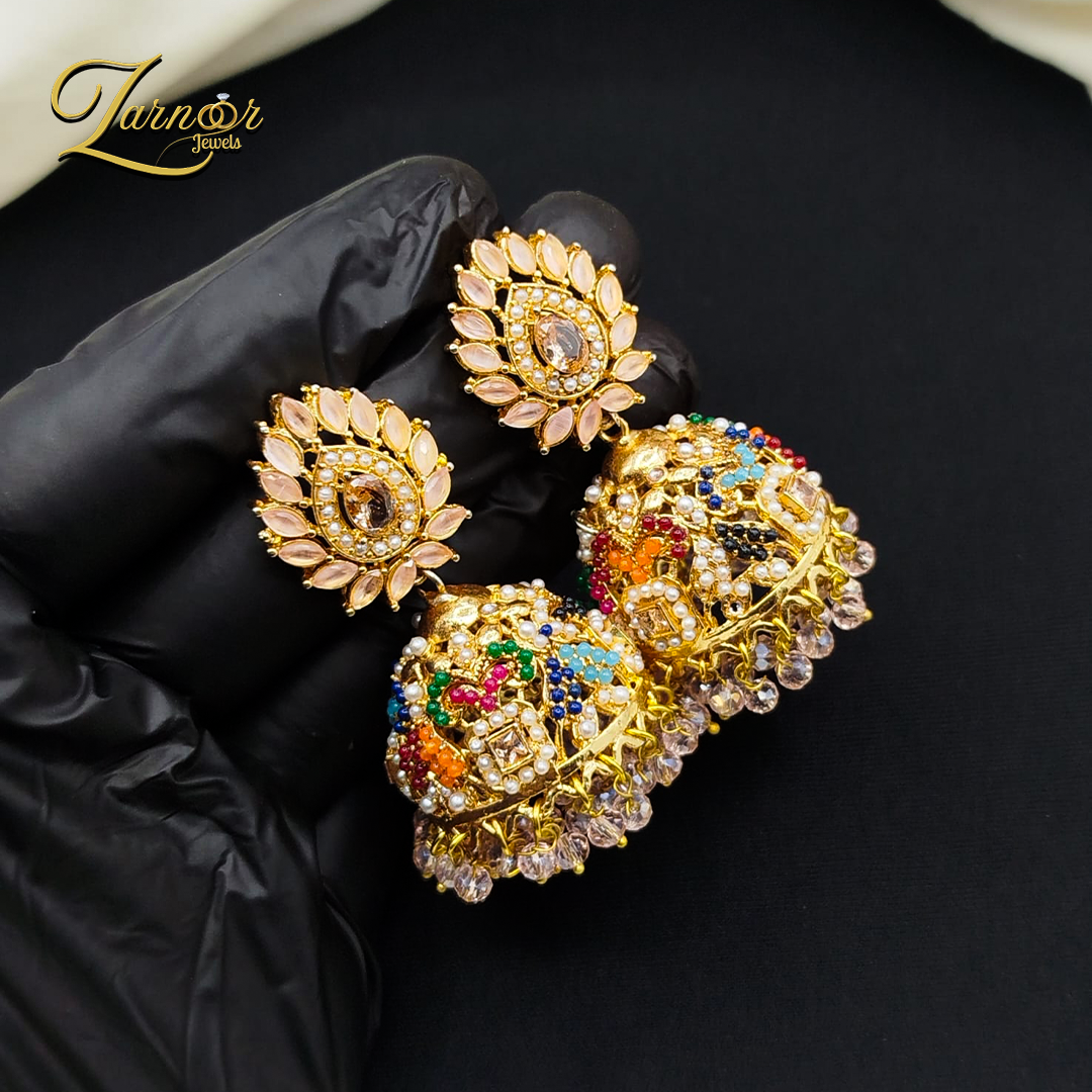 ✨ Stylish jhumki