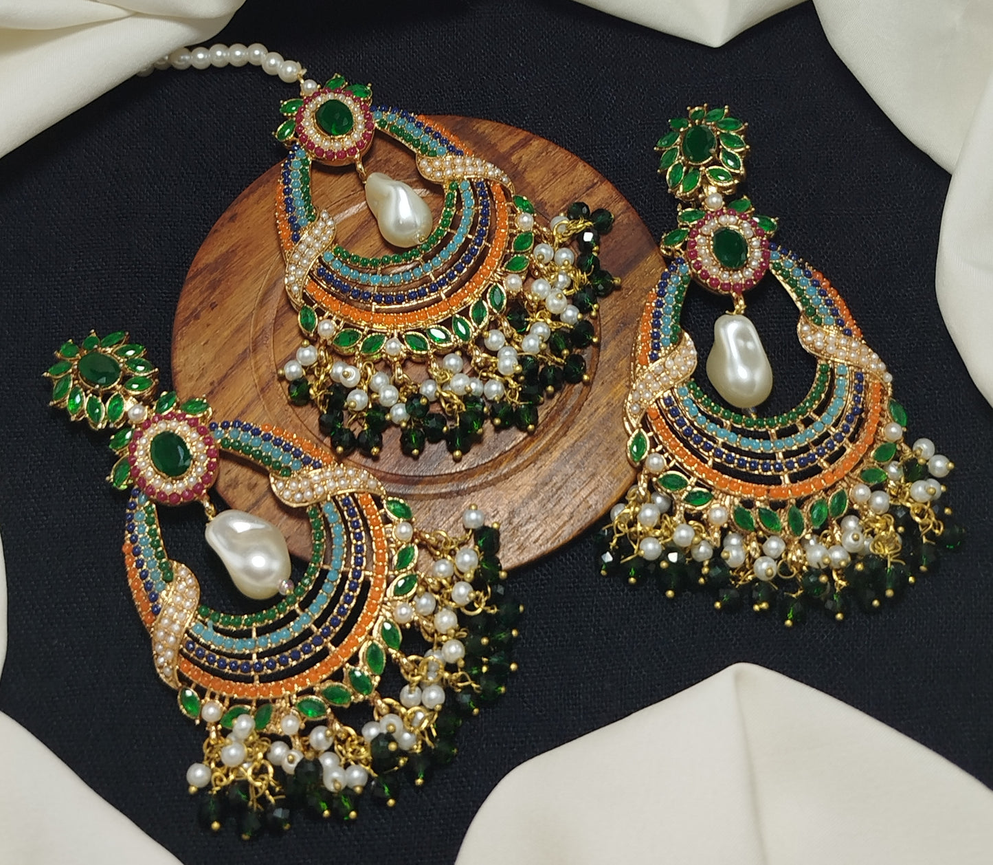 Premium look earrings tika