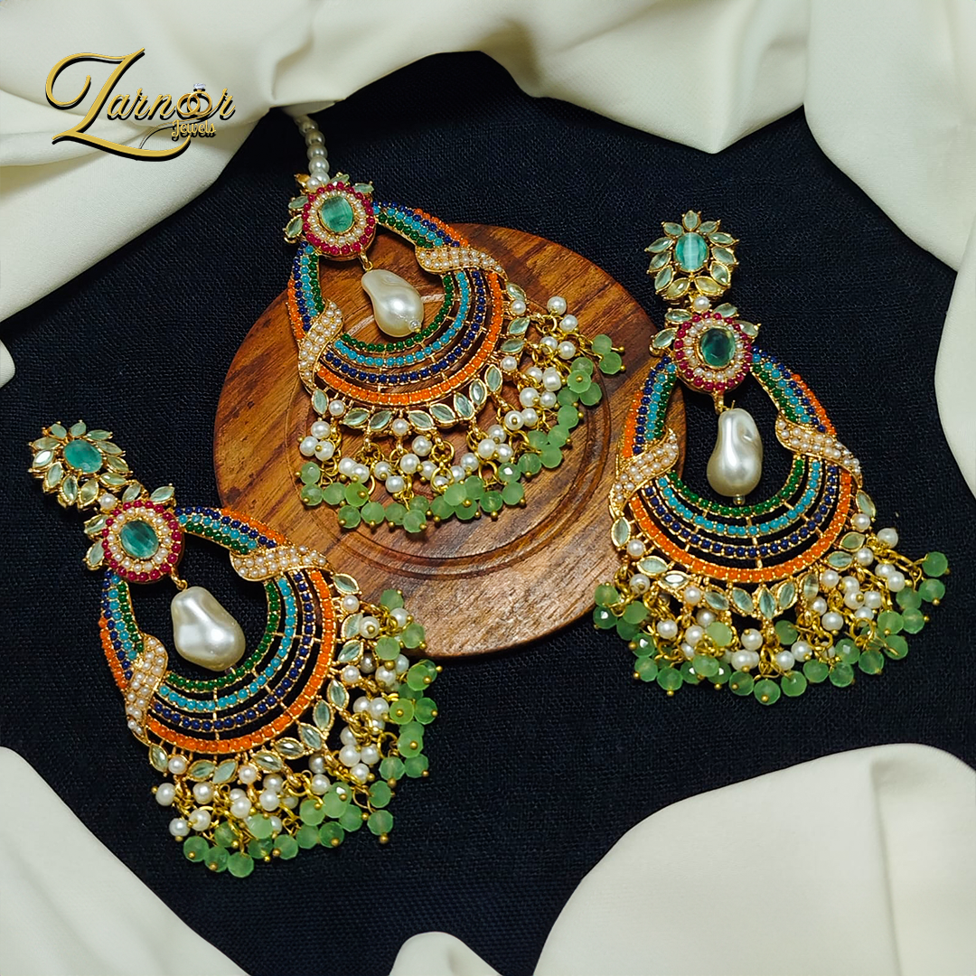 Premium look earrings tika