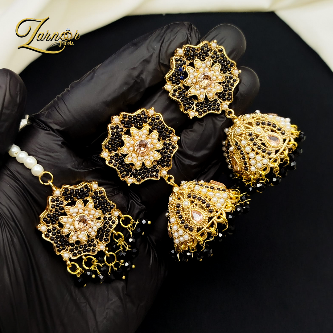 Mallow Jhumki Tika