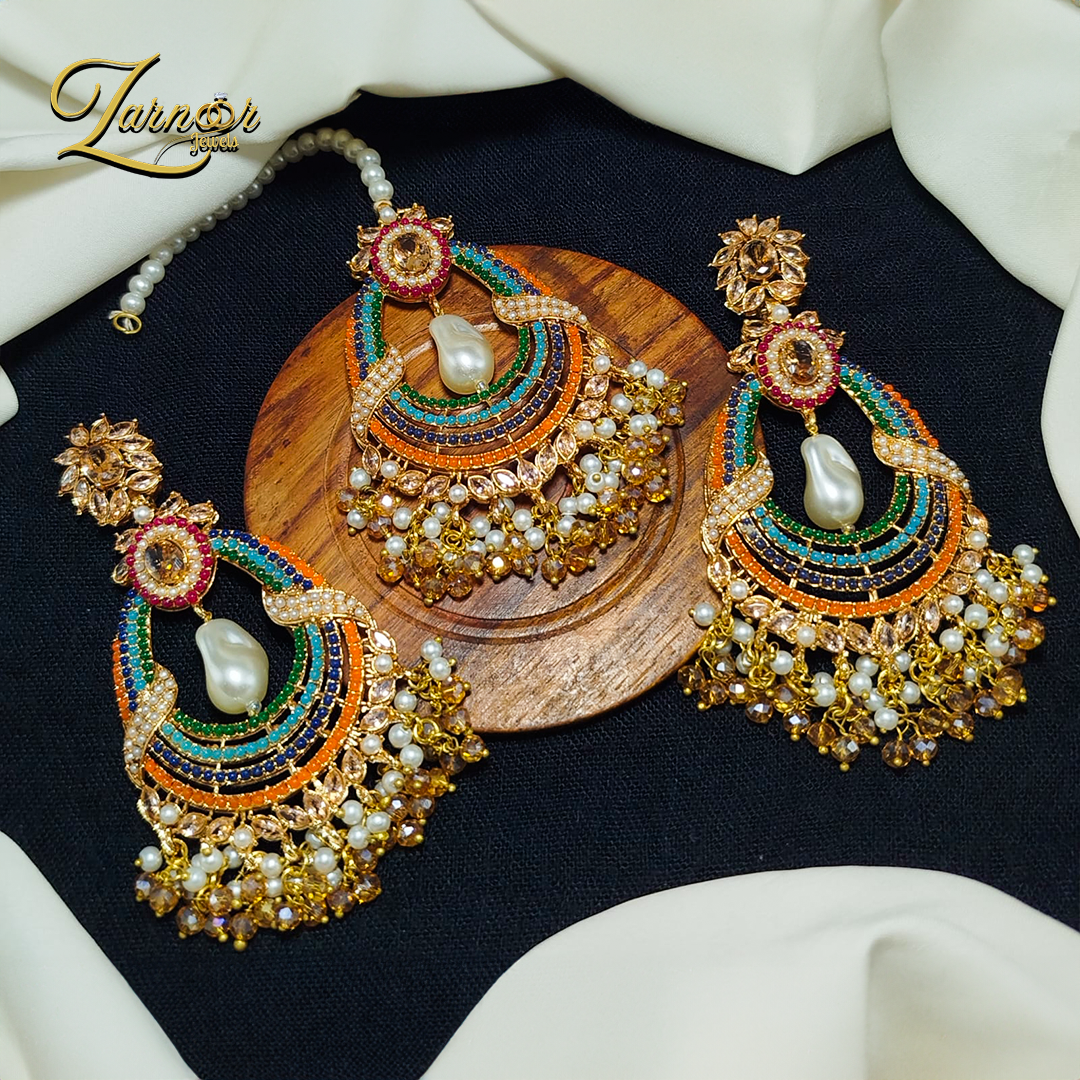 Premium look earrings tika