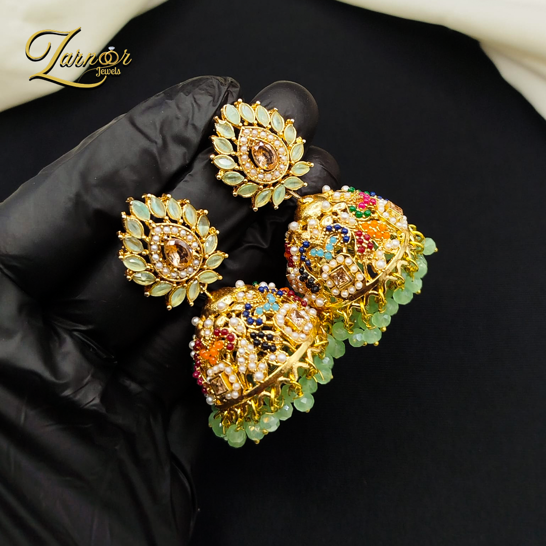 ✨ Stylish jhumki
