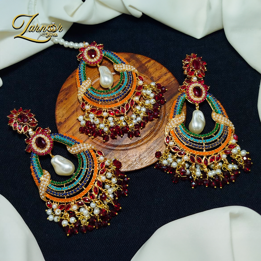 Premium look earrings tika