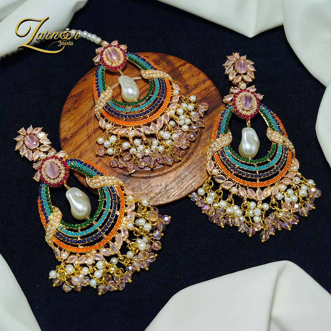 Premium look earrings tika