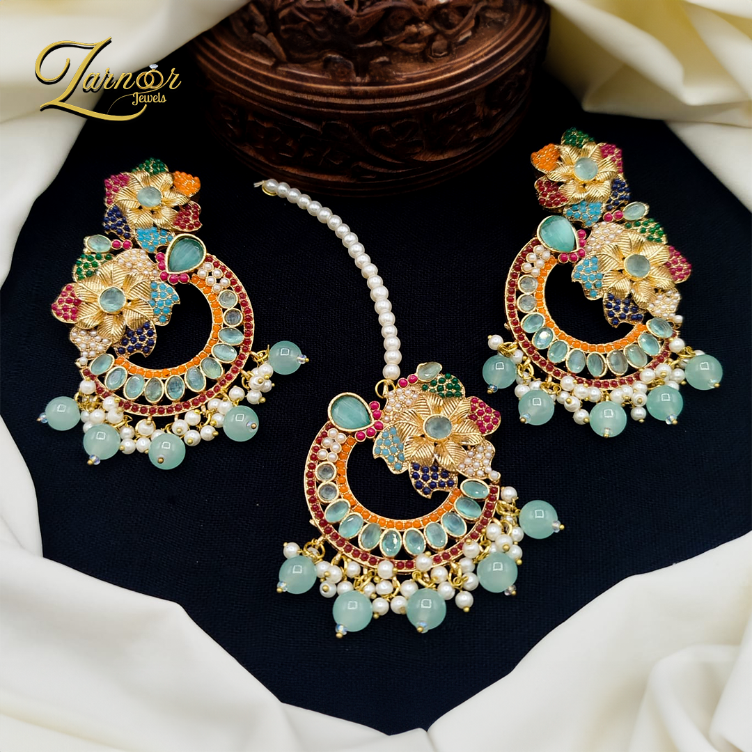 Big size earrings tika