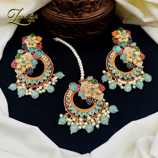 Big size earrings tika