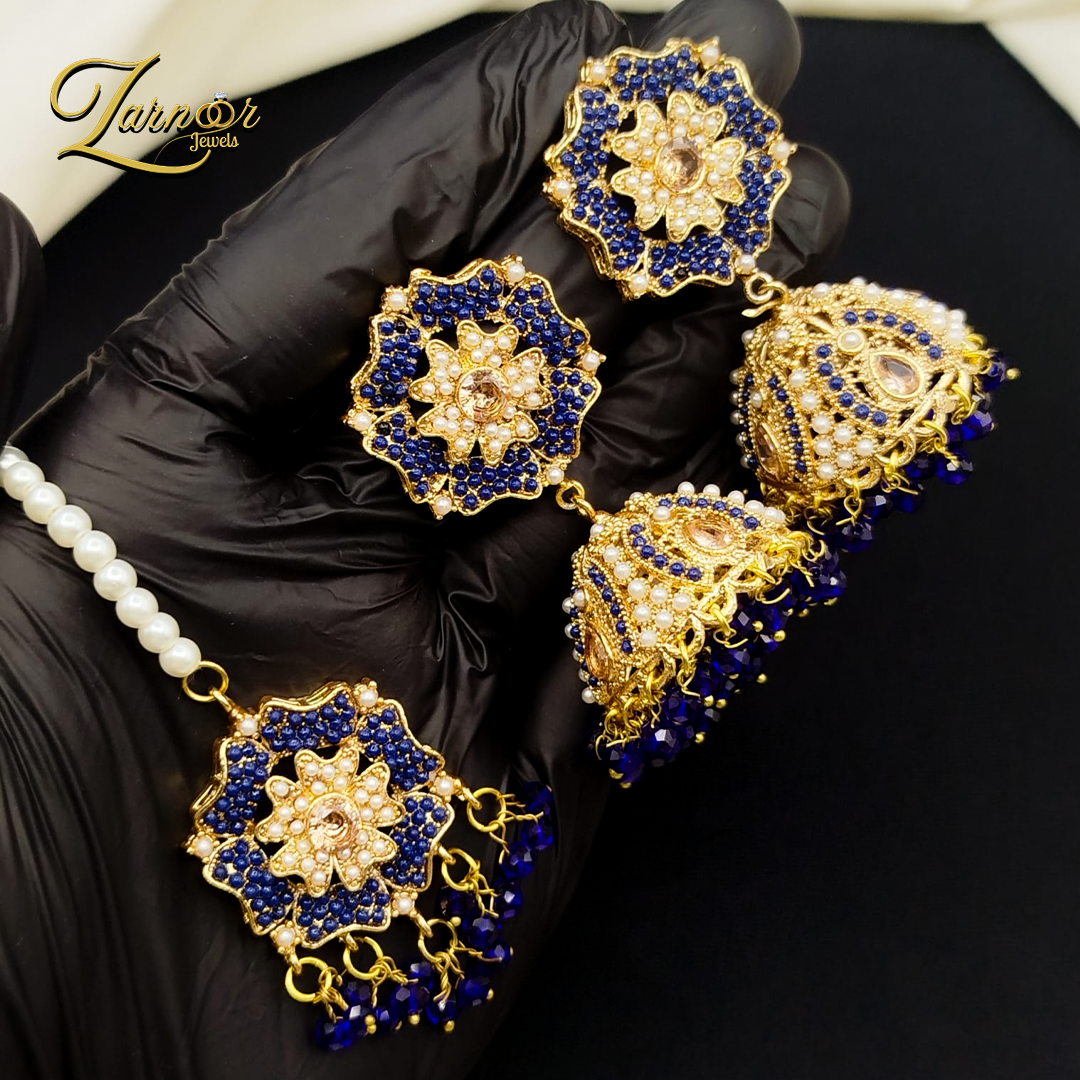 Mallow Jhumki Tika