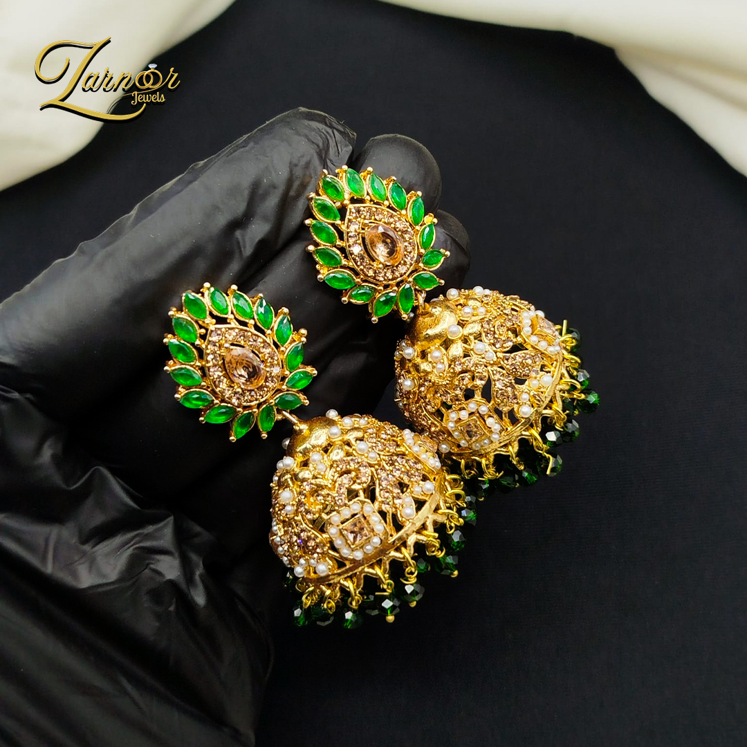 ✨ Stylish jhumki