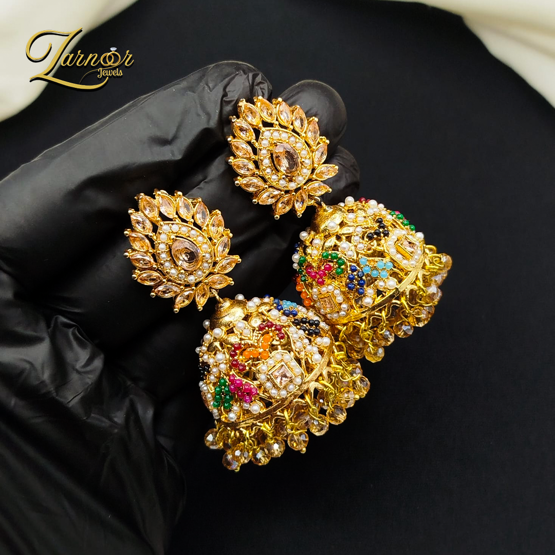✨ Stylish jhumki