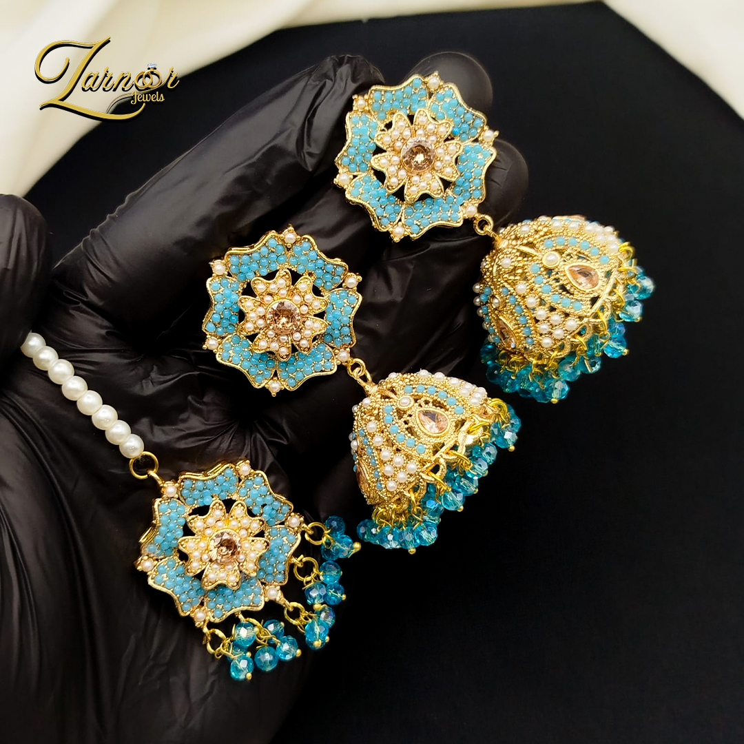 Mallow Jhumki Tika