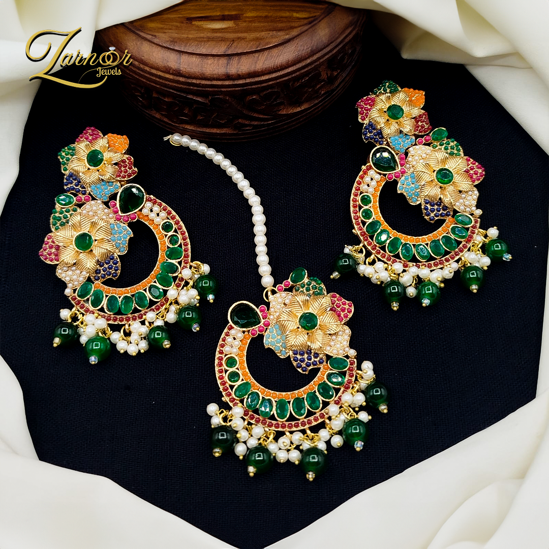 Big size earrings tika