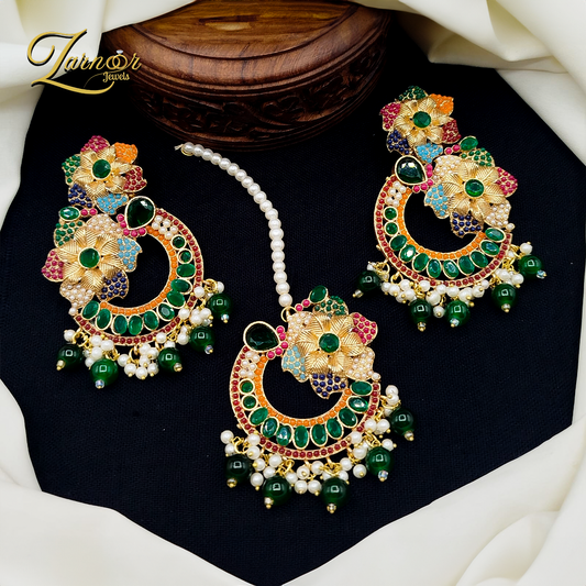 Big size earrings tika
