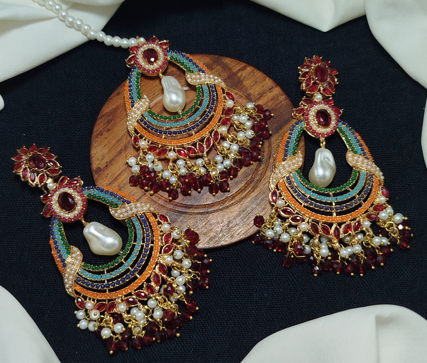 Premium look earrings tika