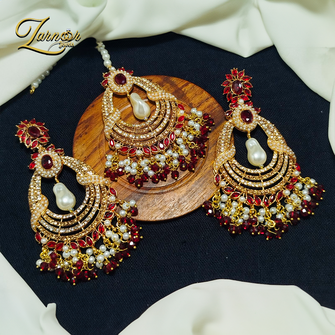 Premium look earrings tika