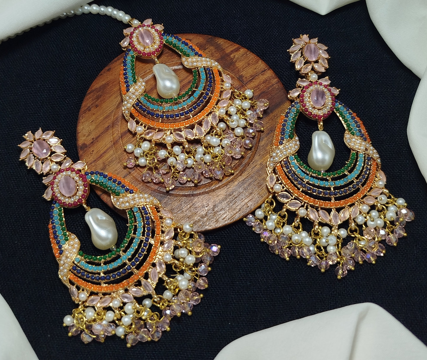 Premium look earrings tika