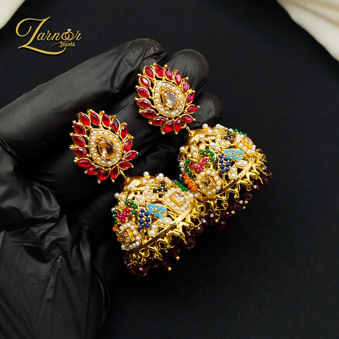 ✨ Stylish jhumki