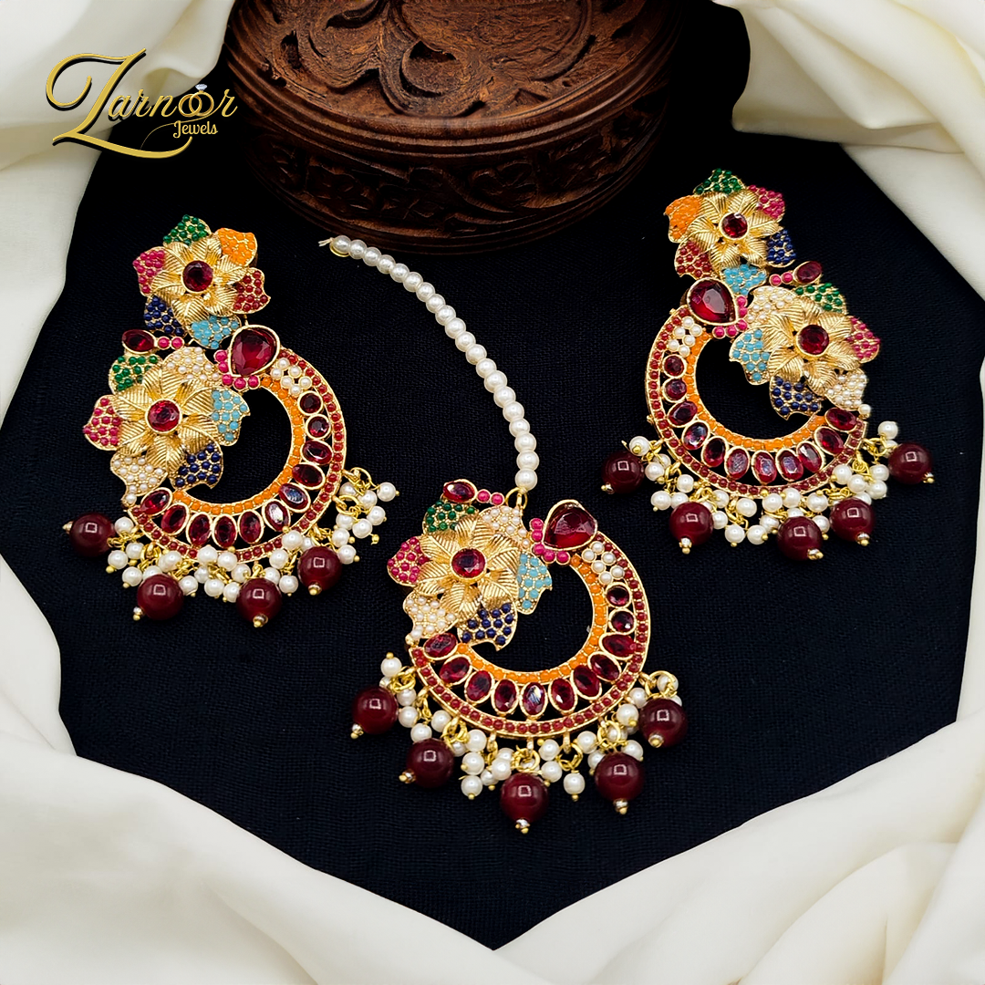Big size earrings tika