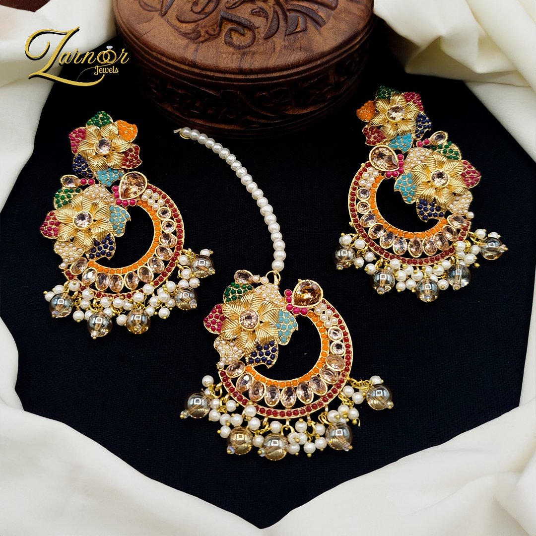 Big size earrings tika