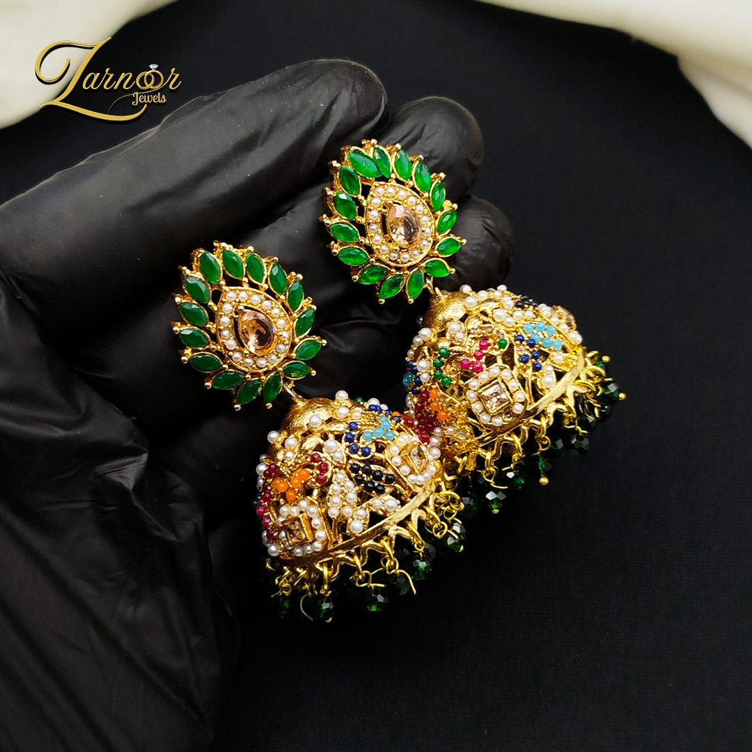 ✨ Stylish jhumki
